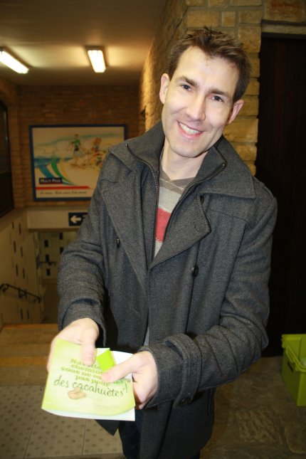 Jean-Philippe Florent en gare de Marbehan